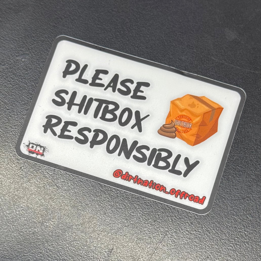 Please Shitbox Responsibly