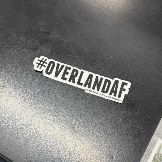 #OverlandAF Sticker