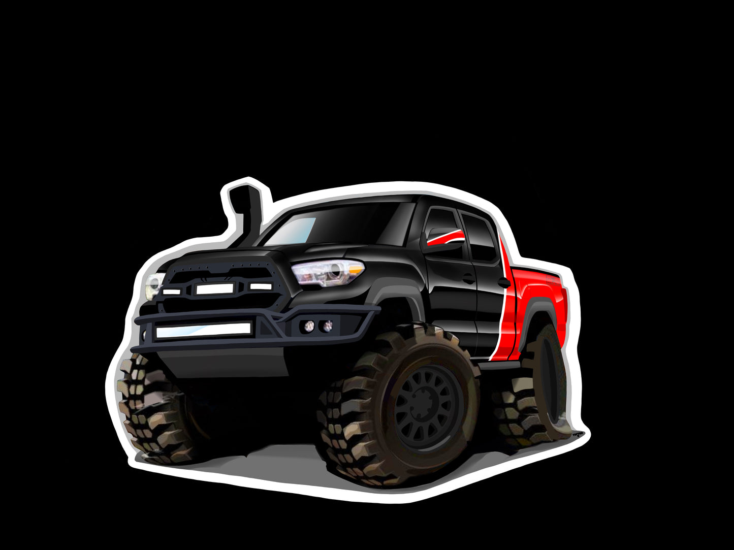 Dirtnation Tacoma Sticker